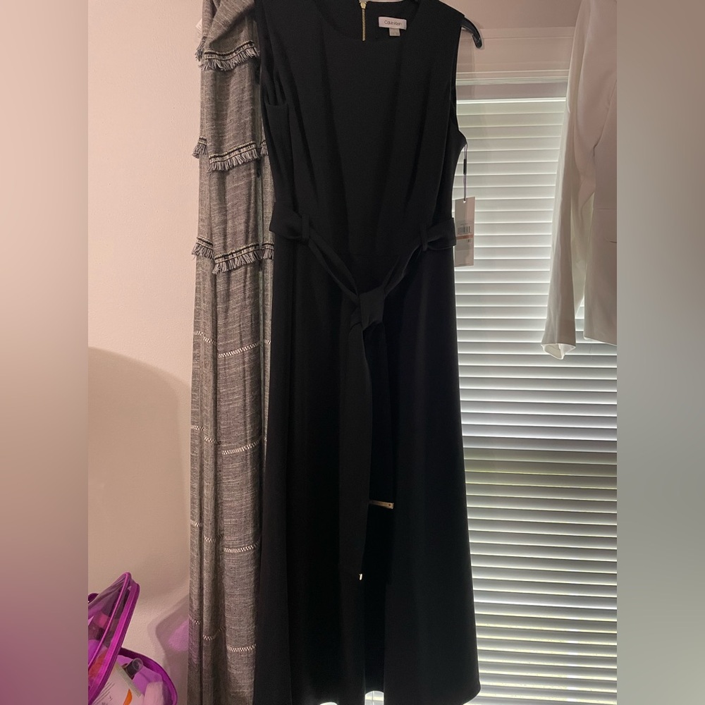 Elegant Black Sleeveless Dress